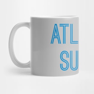 Atlanta Sucks - Silver/Carolina Blue (Carolina) Mug